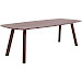 Eettafel Tabiro Deens ovaal bruin 240x100cm