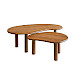 Salontafelset Nubira mangohout naturel