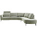 Hoekbank Harina met relax groen rechts