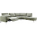Hoekbank Harina met relax groen rechts