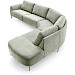 Hoekbank Harina met relax groen rechts
