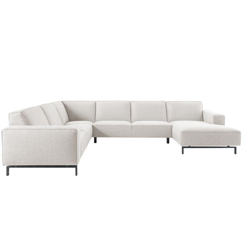 Hoekbank Virgio lichtgrijs links