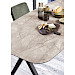 Eettafel Canarias tonvormig HPL brons 220x100cm
