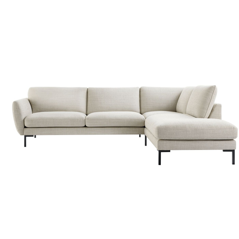 Hoekbank Branti beige rechts