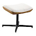 Hocker Erola beige bruin microleder