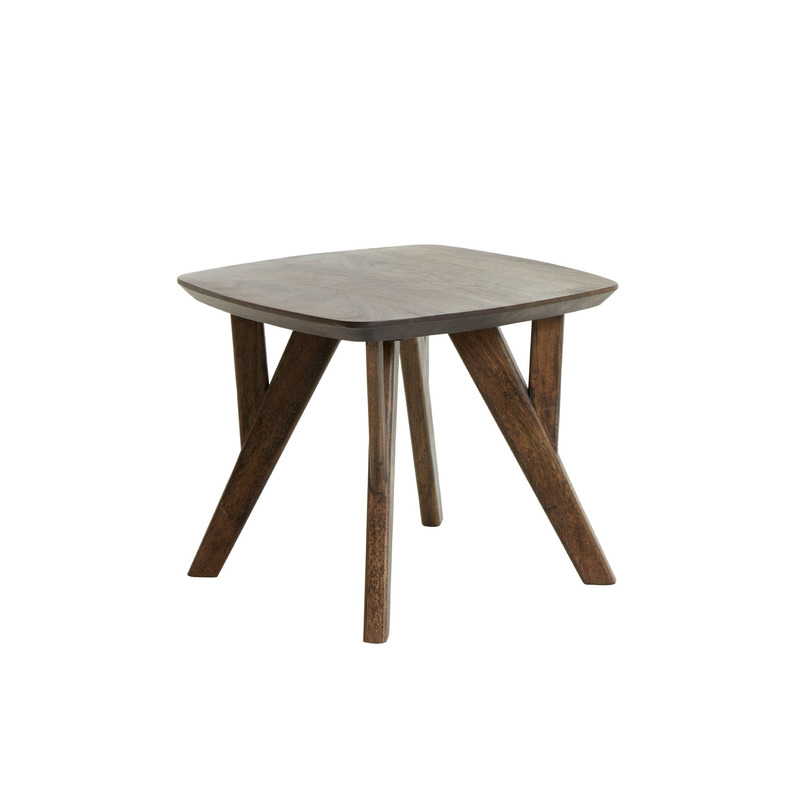 Bijzettafel Quenza small hout bruin