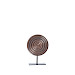 Ornament Pilar op voet small antiek koper zwart
