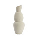 Vaas Aram medium keramiek beige