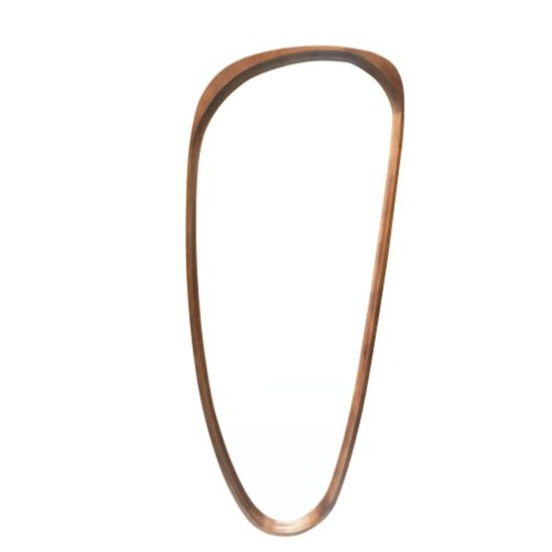 Spiegel Egg Slope Dark Wood
