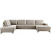 Hoekbank Montilla grijs links