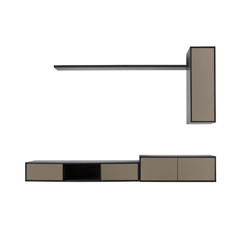 Wandmeubel Verdo grijs