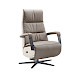Relaxfauteuil Chanti S beige bruin leer