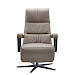 Relaxfauteuil Chanti S beige bruin leer