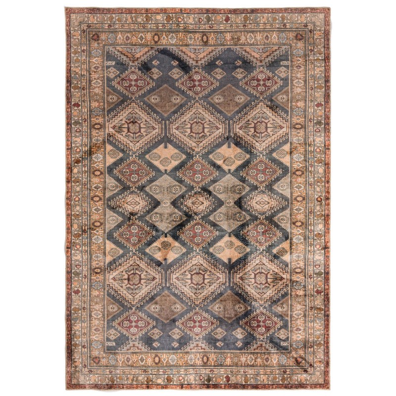 Vloerkleed Amario bruin zwart 200x290cm