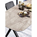 Eettafel Canarias tonvormig HPL brons 220x100cm