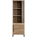 Wandkast Gianta houtstructuur sheesham decor