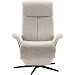 Relaxfauteuil Hintas M lichtgrijs hout
