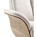 Relaxfauteuil Hintas M lichtgrijs hout