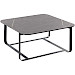 Salontafel Monzunio HPL marmer zwart vierkant 80x80cm