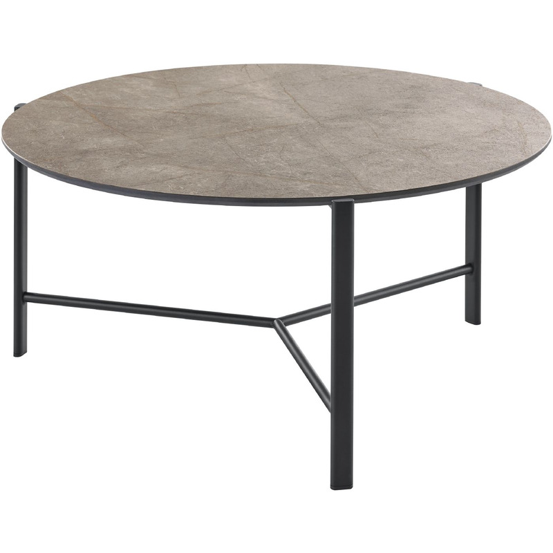 Salontafel Montona HPL brons rond 80cm