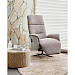 Relaxfauteuil Dock 5 L grijs stof microleder