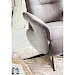 Relaxfauteuil Dock 5 L grijs stof microleder