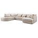 Elementenbank Parosa beige links