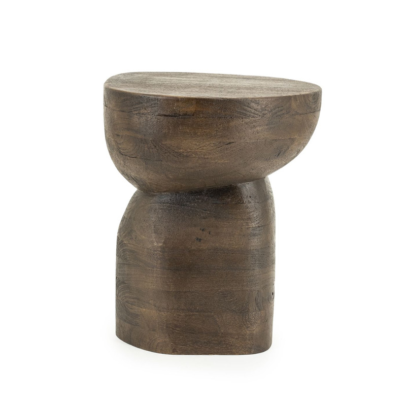 Bijzettafel Cobble bruin
