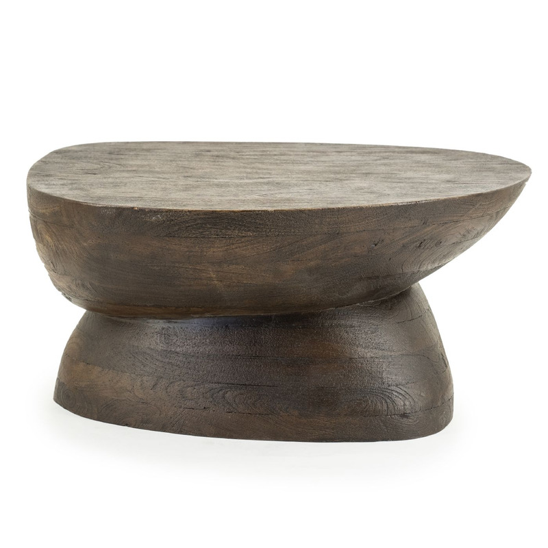 Salontafel Cobble bruin