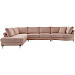 Hoekbank Renato roze links