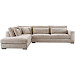 Hoekbank Comiso taupe links