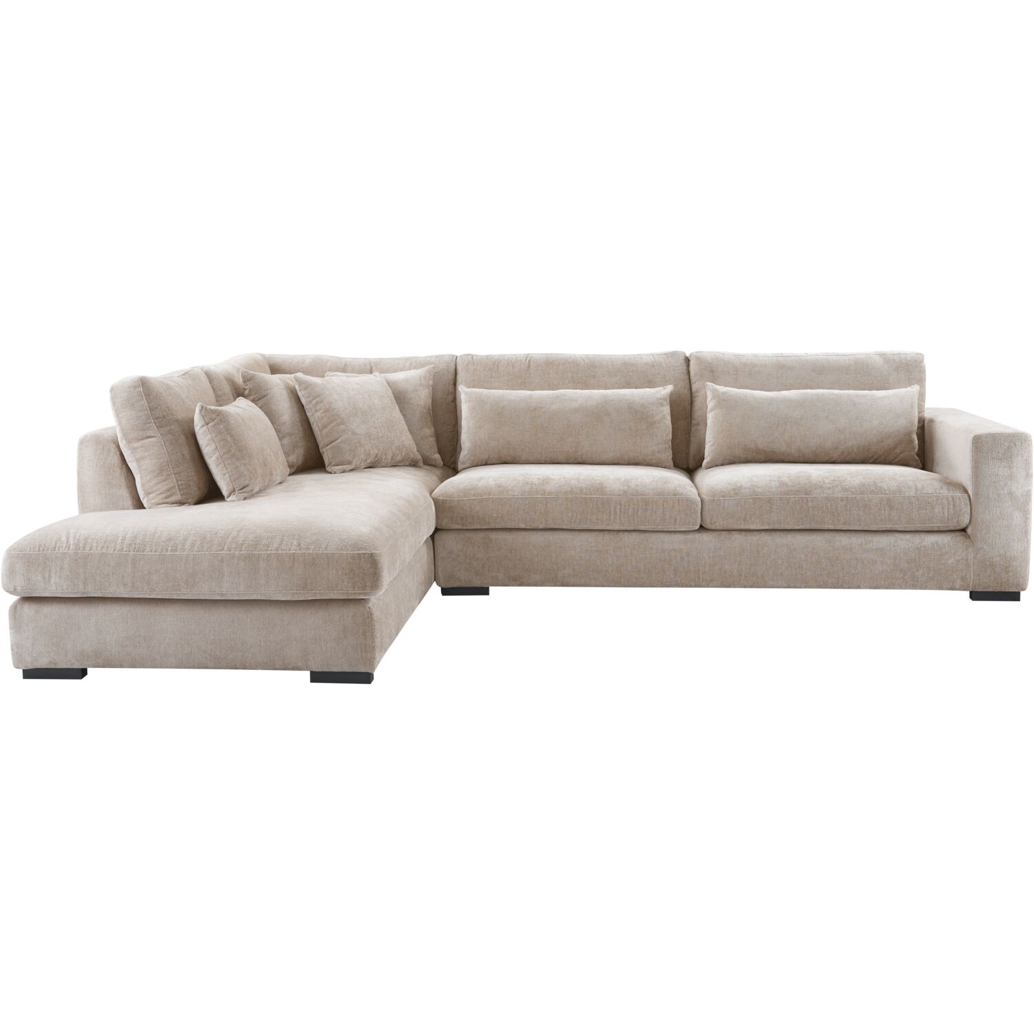 Hoekbank Comiso taupe links