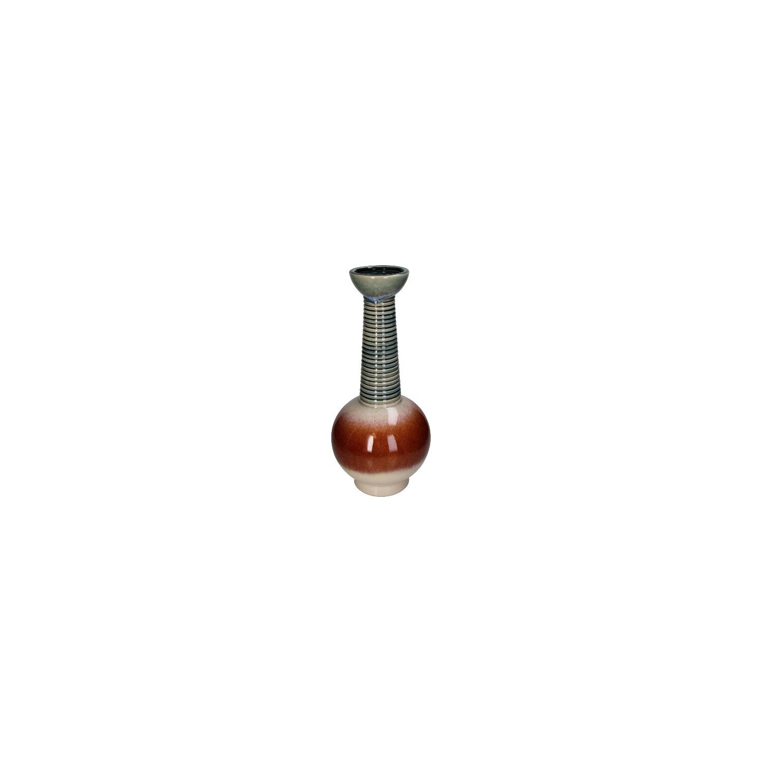 Vaas Stoneware medium rood