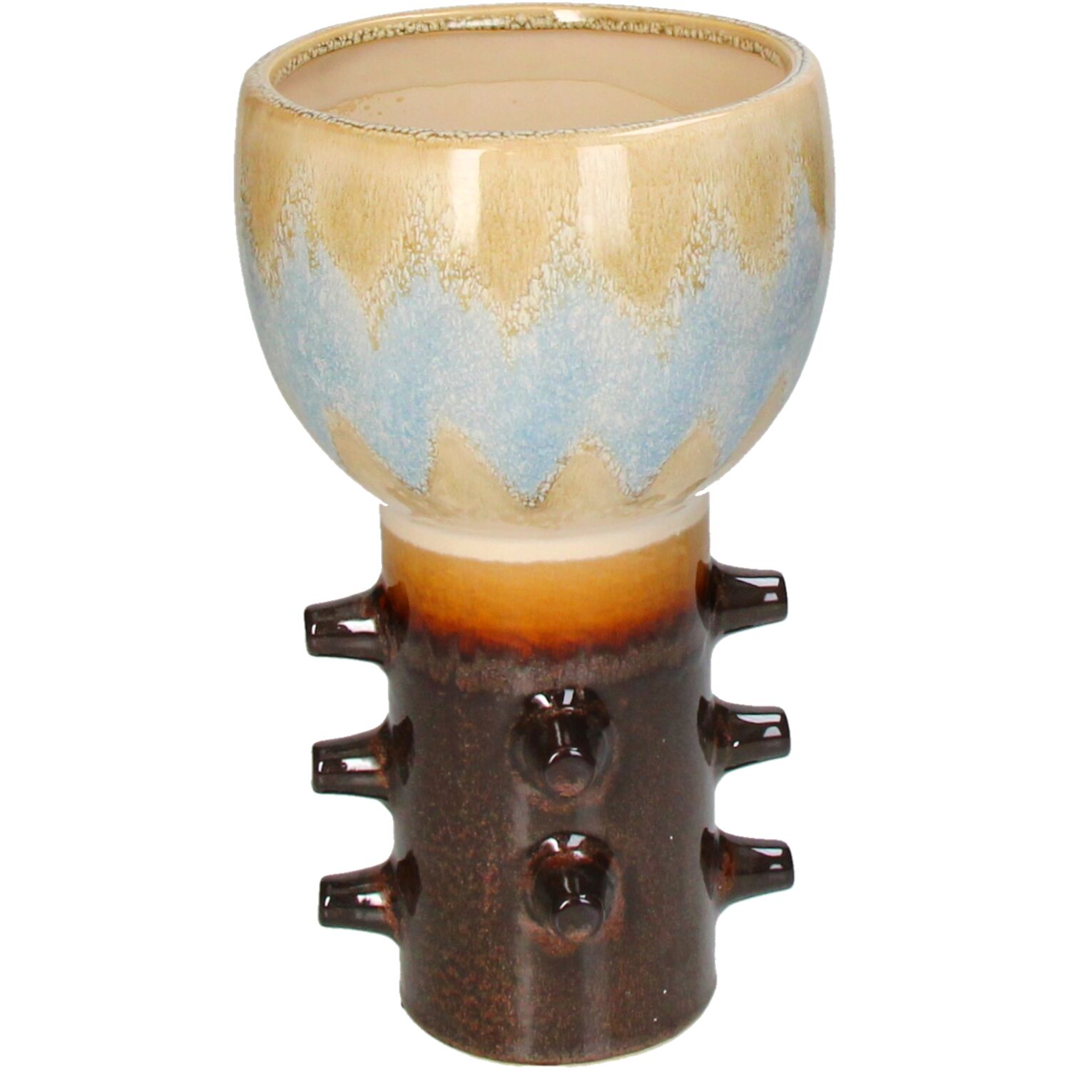 Pot Stoneware blauw