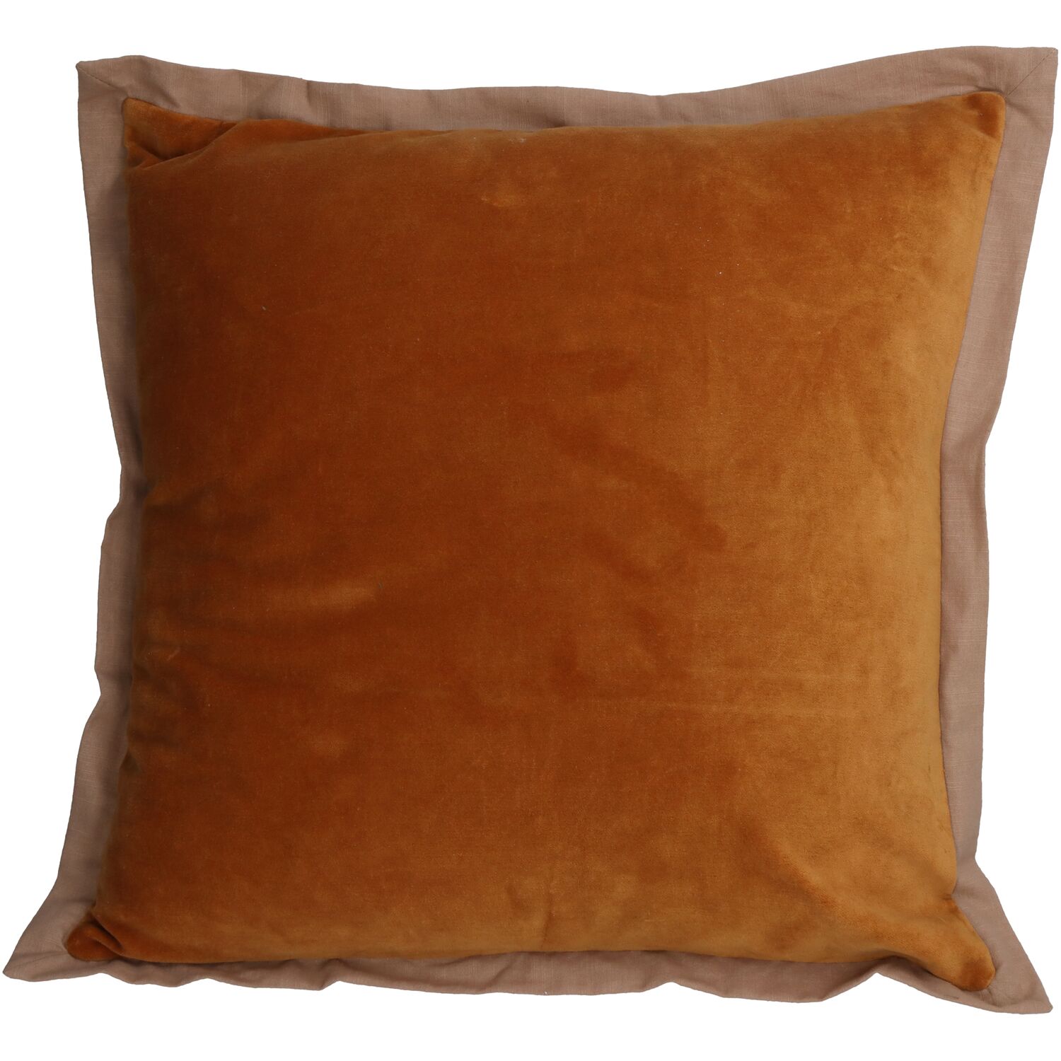 Sierkussen Cushion velvet okergeel