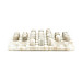Bordspel Solitaire marmer beige