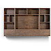 TV-kastenwand Hatonia dark mango