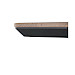 Eettafel Warita Deens ovaal houtstructuur 220x120cm