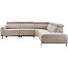 Hoekbank met relax Nardio taupe rechts