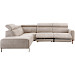 Hoekbank met relax Nardio taupe links