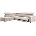 Hoekbank met relax Nardio taupe links