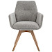 Eetkamerstoel Jasmia taupe hout