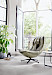 Draaifauteuil Monzone groen leer