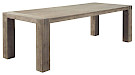 Eettafel Bassano L220xB100 acaciahout rough warm grey
