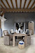 Eettafel Bassano L220xB100 acaciahout rough warm grey