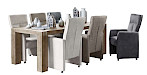 Eettafel Bassano L220xB100 acaciahout rough warm grey
