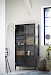 Vitrinekast Carpino (90 Cm) metaal glas